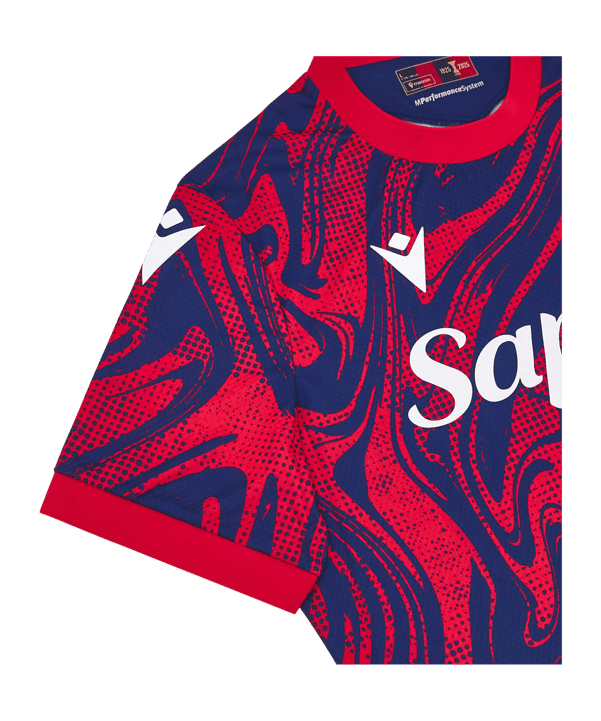 Macron FC Bologna Trikot UCL 2024/2025 Blau - blau