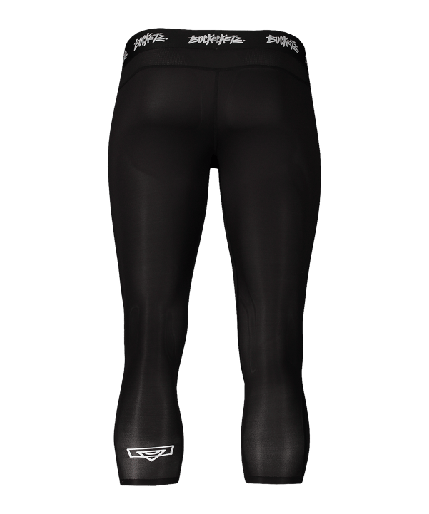 Bucketz 3/4 Compression Tight Schwarz - schwarz