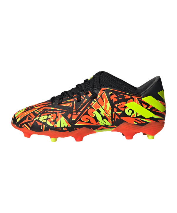 adidas NEMEZIZ Messi.3 FG J Kids Rot Gelb Schwarz - rot
