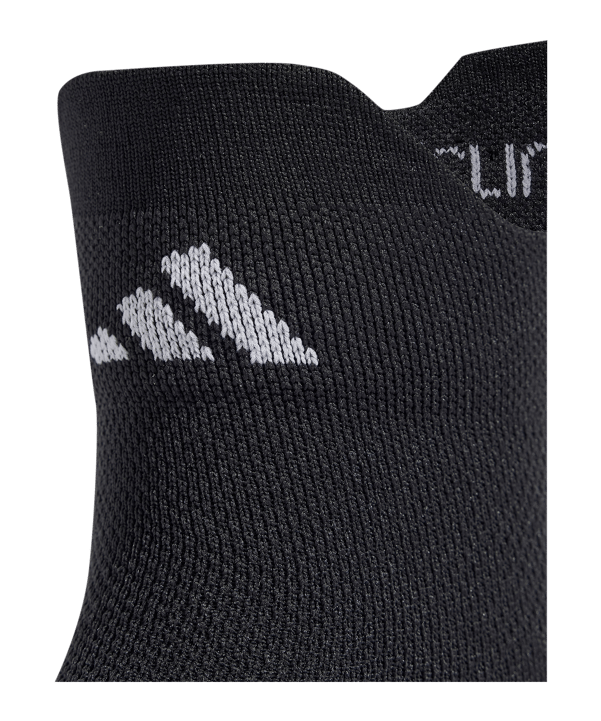 adidas Laufsocken Schwarz - schwarz