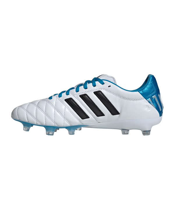 adidas 11Pro FG Weiss Schwarz Blau - weiss
