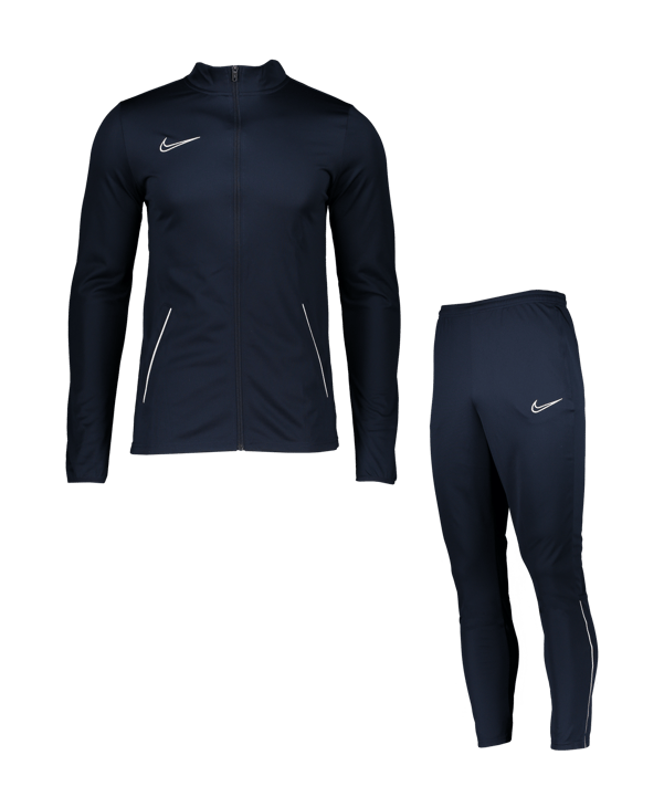 Nike Academy 21 Trainingsanzug Blau Weiss F451 - blau