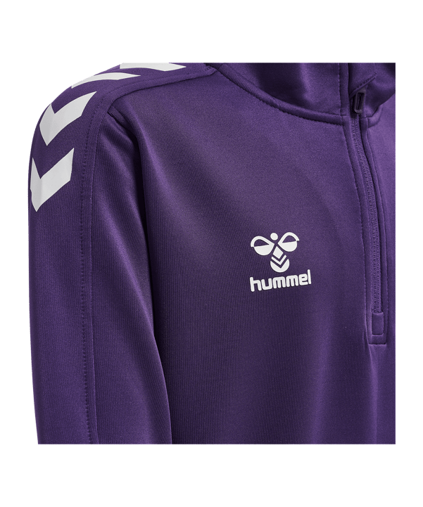 Hummel hmlCore XK HalfZip Sweatshirt Kids F3332 - lila