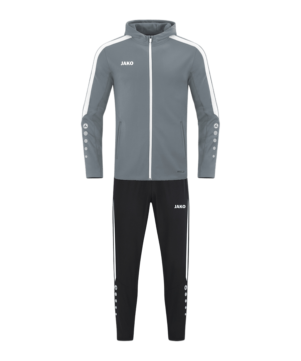 JAKO Power Präsentationsanzug Kids Grau F840 - grau