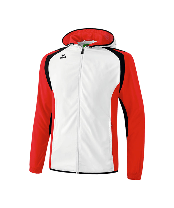Erima Razor 2.0 Präsentationsjacke Weiss Rot - weiss