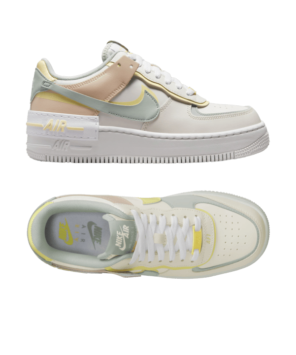 Nike Air Force 1 Shadow Damen Beige Gelb F101 - beige