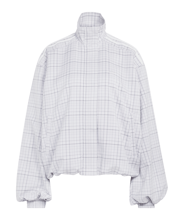 adidas Originals Blousy Check Giacca Donna Grigio - grigio