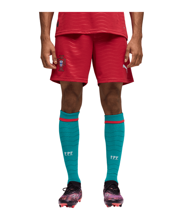 PUMA FPF Portugal Replica Short Home WM 2026 Rot F01 - rot