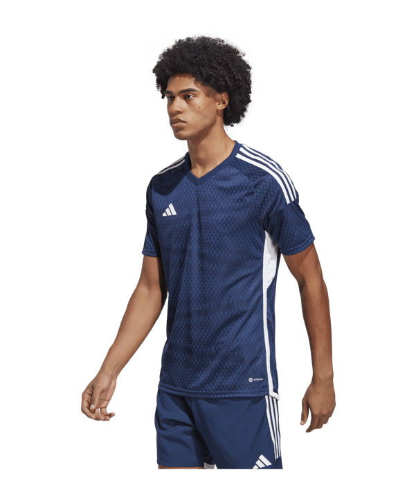 adidas Tiro 23 Competition Match Trikot Blau Weiss - dunkelblau