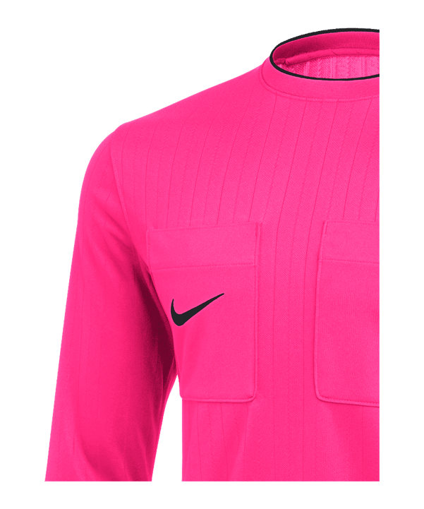 Nike Referee Schiedsrichtertrikot langarm Pink Schwarz F645 - rosa