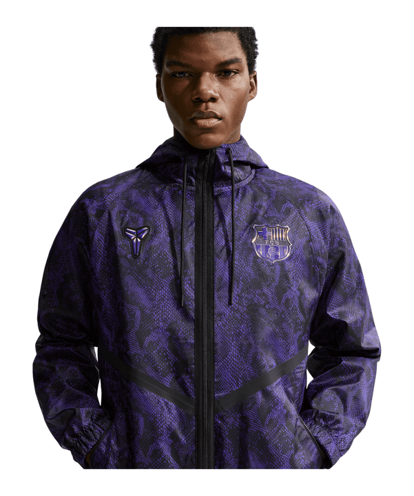 Nike FC Barcelona Anthem Jacke Lila F504 - lila