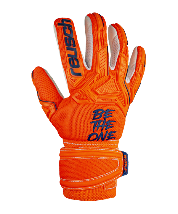 Reusch Attrakt Freegel Silver TW-Handschuhe Kids Orange Blau F2290 - orange