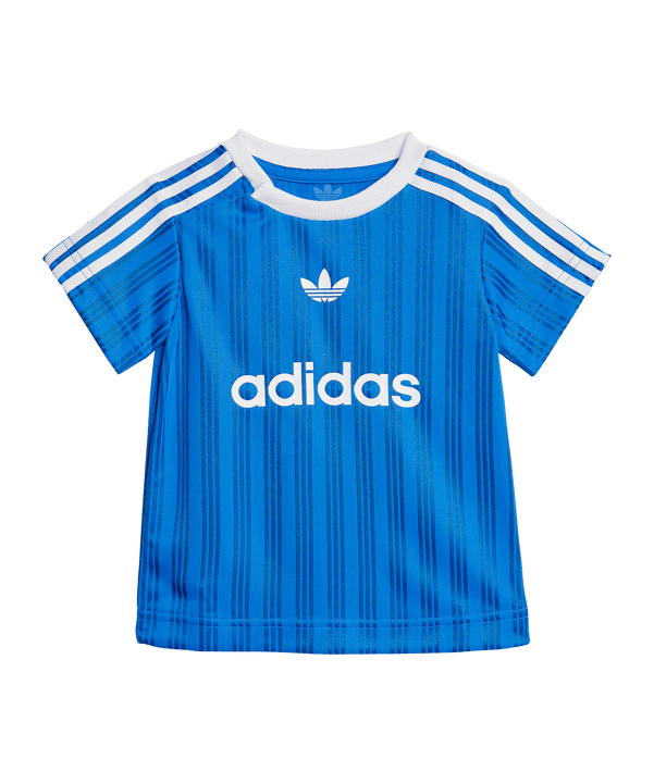 adidas Football Trikot Set Kids Blau - blau