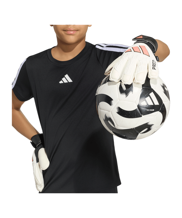 adidas Predator Match Fingersave Gants de gardien de but Enfants Blanc - blanc