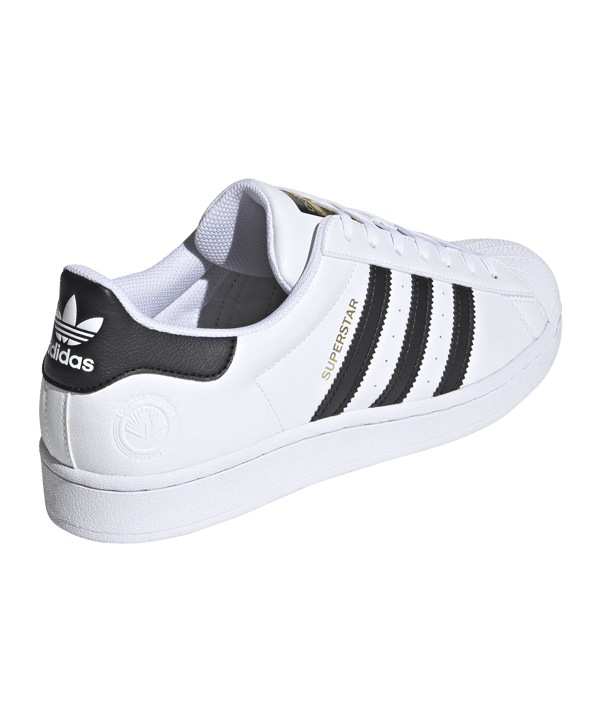 adidas Originals Superstar Vegan Weiss Schwarz - weiss