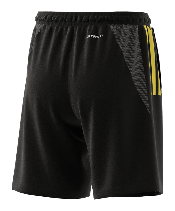 adidas Tiro 23 Competition Short Kids Schwarz Gelb - schwarz