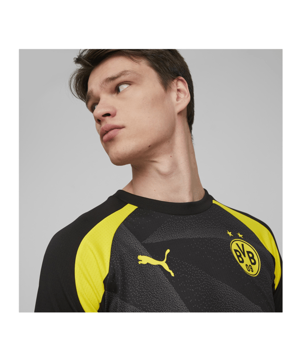 PUMA BVB Dortmund Prematch Shirt 2023/2024 Schwarz F01 - schwarz