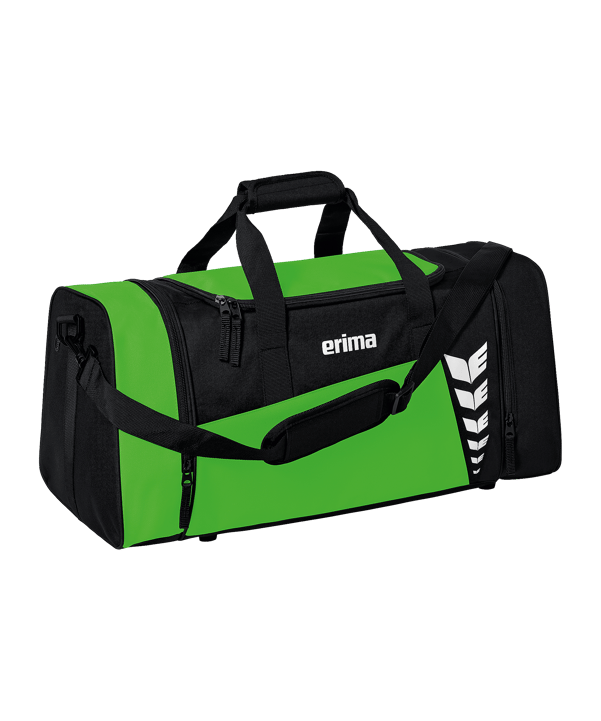 Erima Six Wings Sporttasche Gr. S Grün Schwarz - gruen