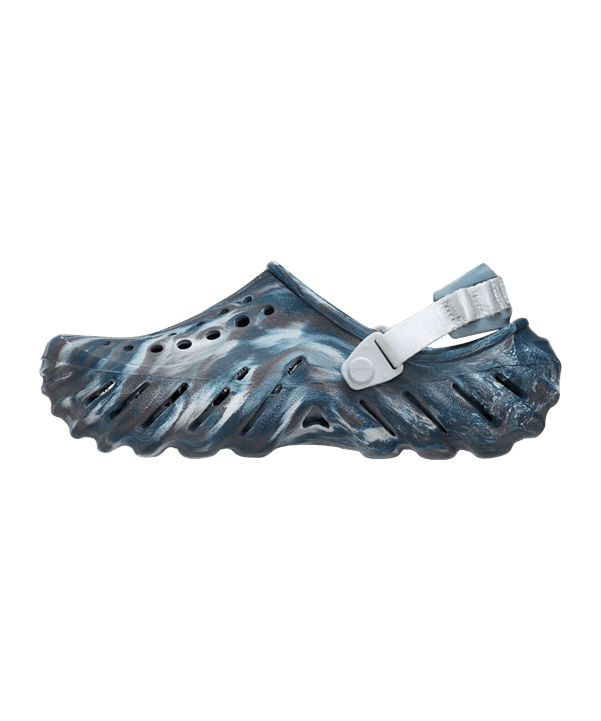 Crocs Echo Marbled Clog Badelatsche Schwarz - schwarz