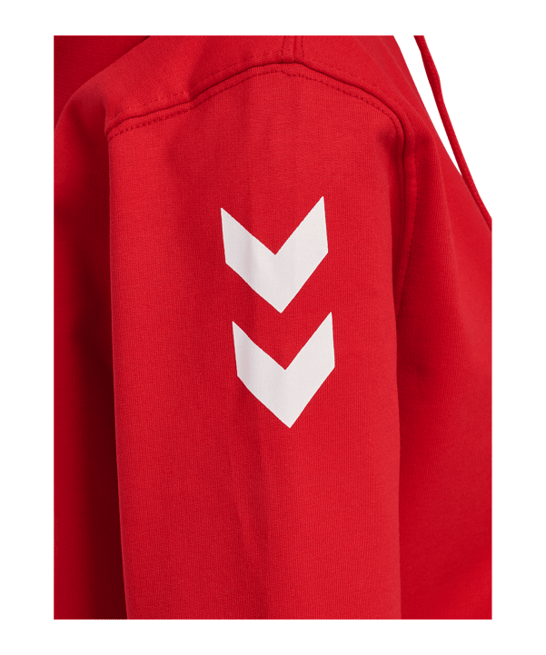 hummel Go 2.0 Chevron Kapuzenjacke Damen Rot F3062 - rot
