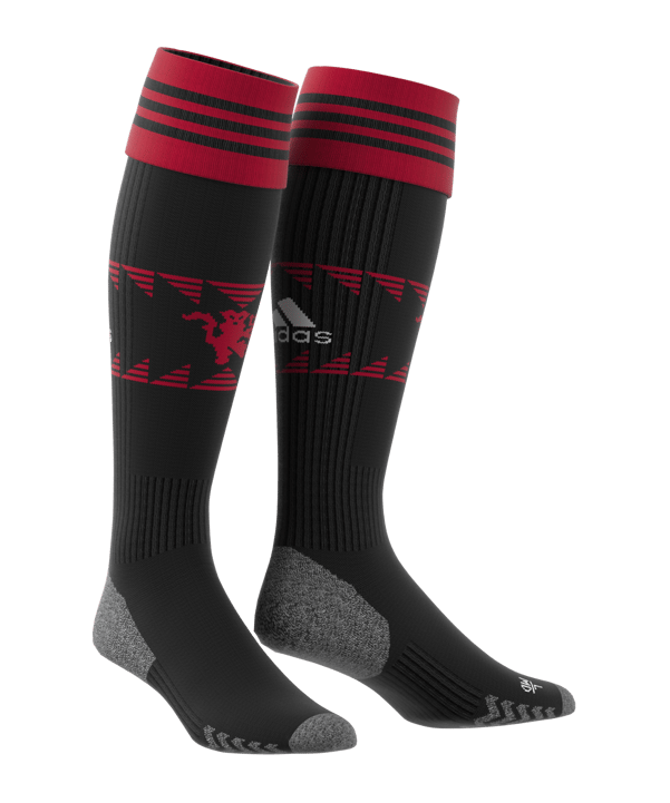 adidas Manchester United Stutzen Home 2022/2023 Schwarz - schwarz