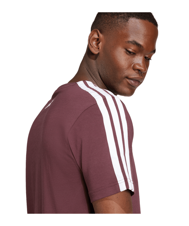 adidas Codes Collegiate Linear T-Shirt Rot - rot