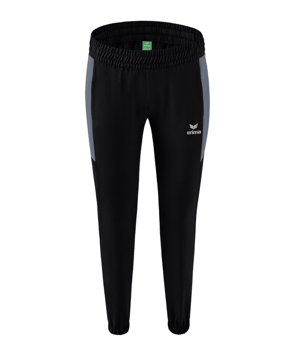 Erima Team Präsentationshose Damen Schwarz Grau - schwarz