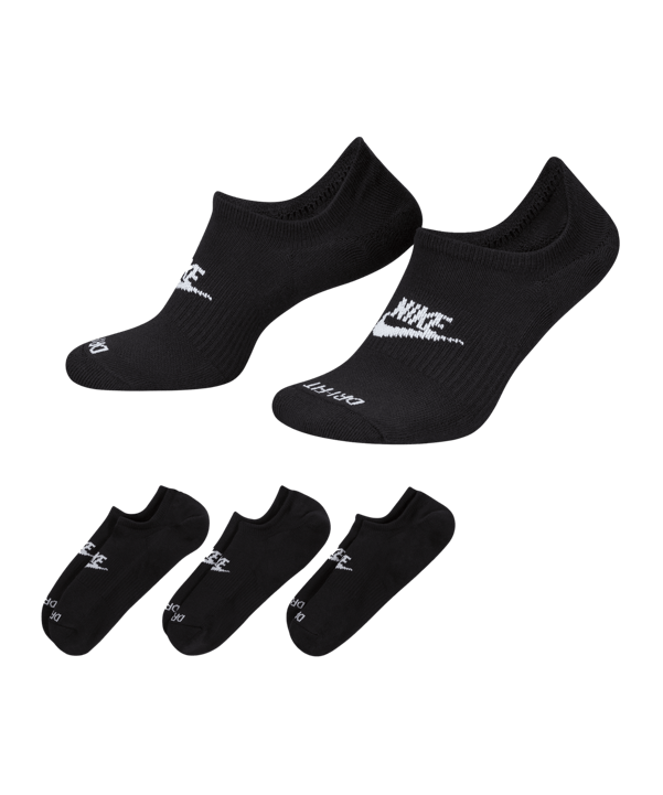 Nike Everyday Plus Cushioned Socken Schwarz F010 - schwarz