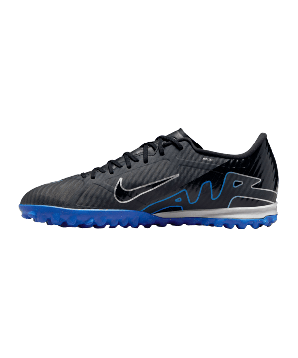 Nike Air Zoom Mercurial Vapor XV Academy TF Shadow Schwarz Silber Blau F040 - schwarz
