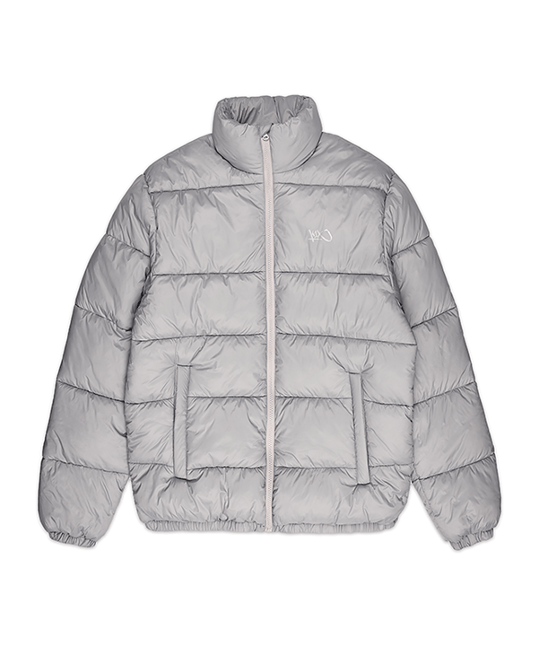 K1X 3D Puffer Jacke Grau - grau