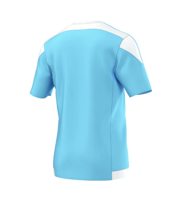 adidas Striped 15 Trikot kurzarm Kids Hellblau - blau