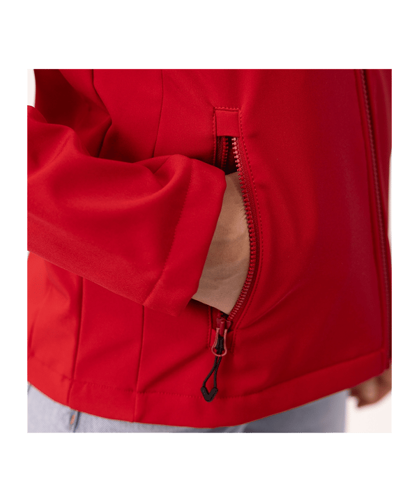 JAKO Team Giacca softshell Donna Rosso C11 - rosso
