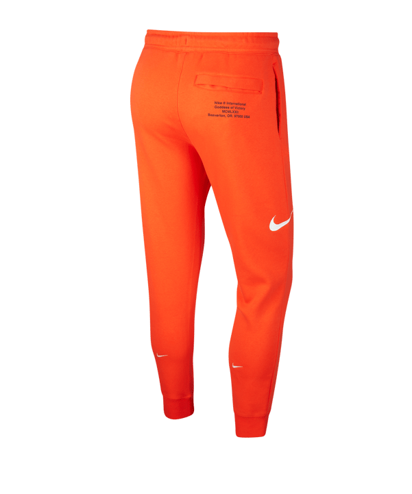 Nike Swoosh Pants Hose lang Orange F891 - orange