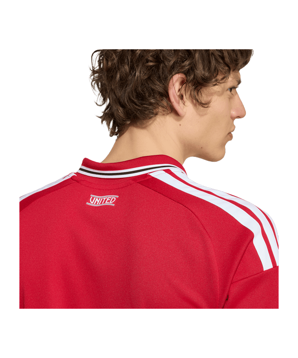 adidas Manchester United Trikot Home 2026/2027 Rot - rot