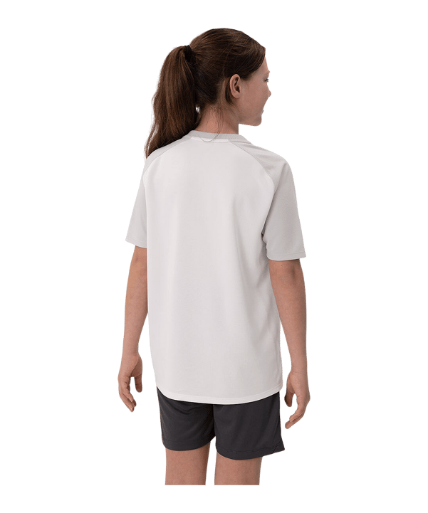JAKO Icon T-Shirt Kids Weiss Grau F016 - weiss