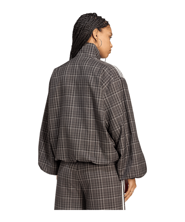 adidas Originals Blousy Check Jacke Damen Braun - braun