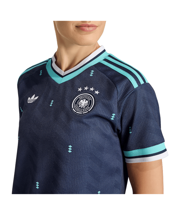adidas DFB Deutschland Trikot Away WM 2026 Damen Blau - blau