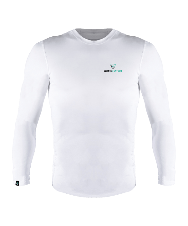 Gamepatch Compressishirt Hemd Weiß - weiss