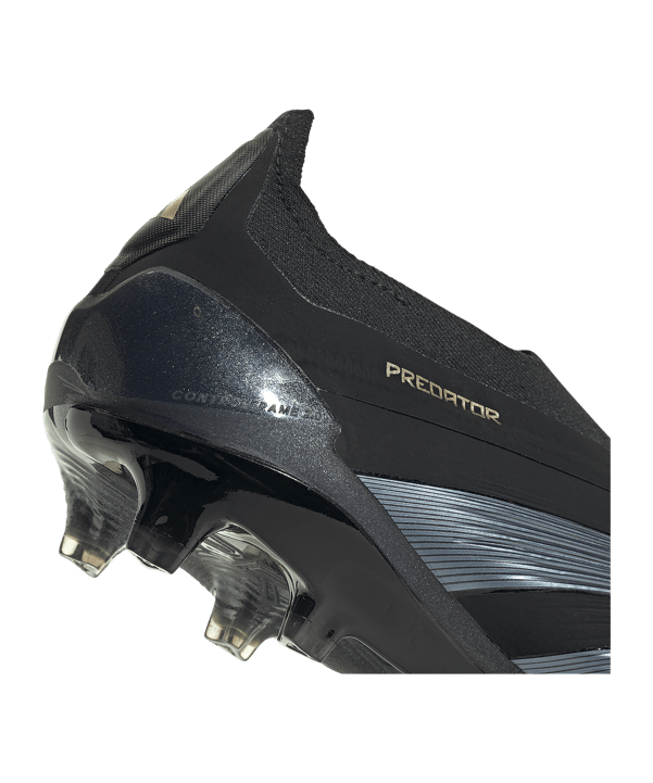 adidas Predator Elite LL FG Dark Spark Schwarz Grau - schwarz