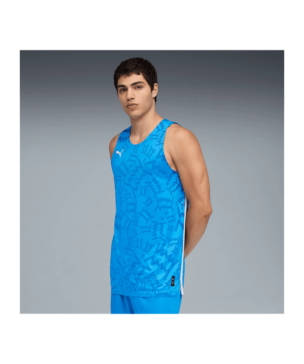 PUMA Teamjaws Graphic Trikot Blau F07 - blau