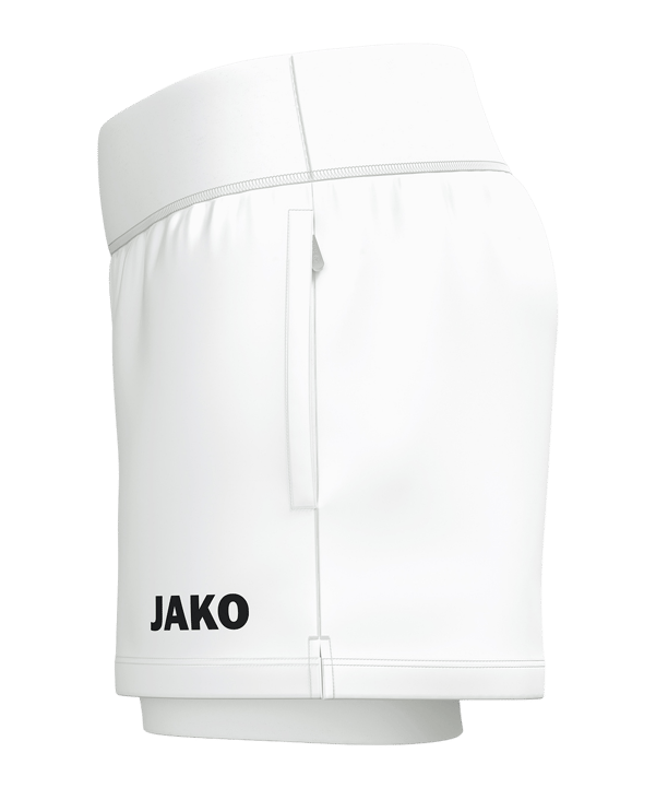 JAKO 2in1 One Short Damen Weiß F0 - weiss