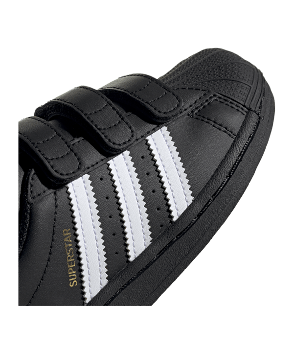 adidas Originals Superstar Sneaker C Kids Schwarz - schwarz