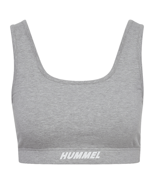 Hummel Hmlelemental Cotton Trainingsshirt Damen Grau F2006
