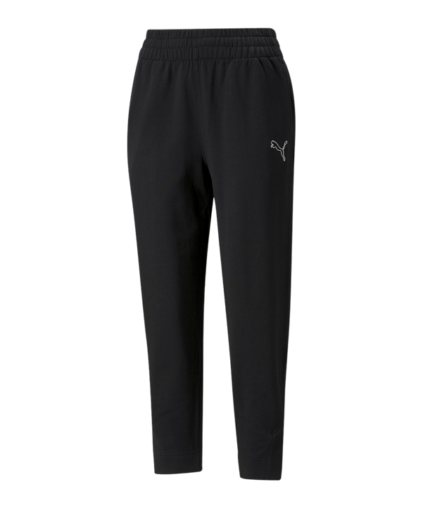 PUMA Her High Waist Jogginghose Damen Schwarz F01 - schwarz
