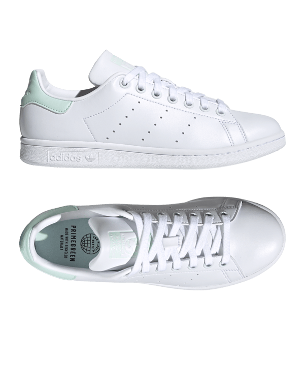adidas Originals Stan Smith Damen Weiss Grün - weiss