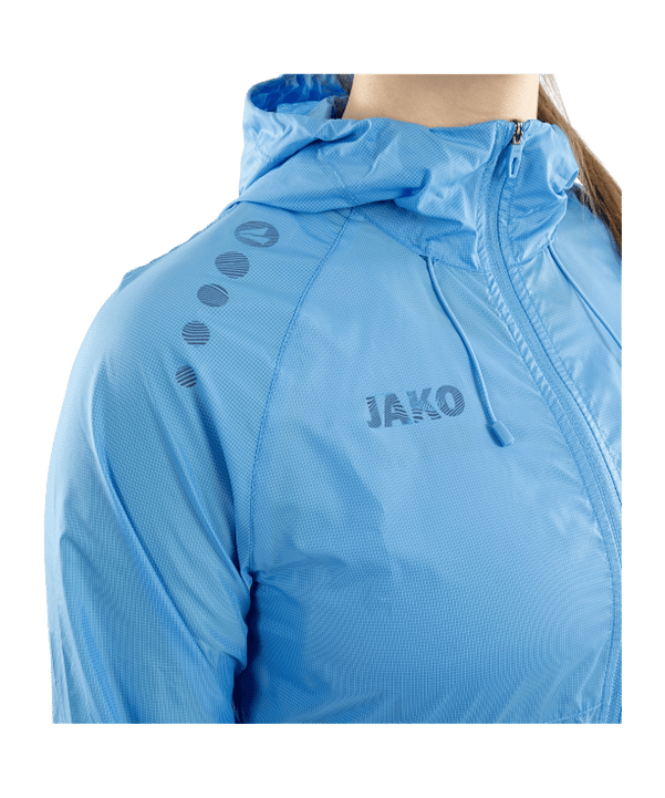 JAKO Flow Lightweight Jacke Damen Blau F430 - blau