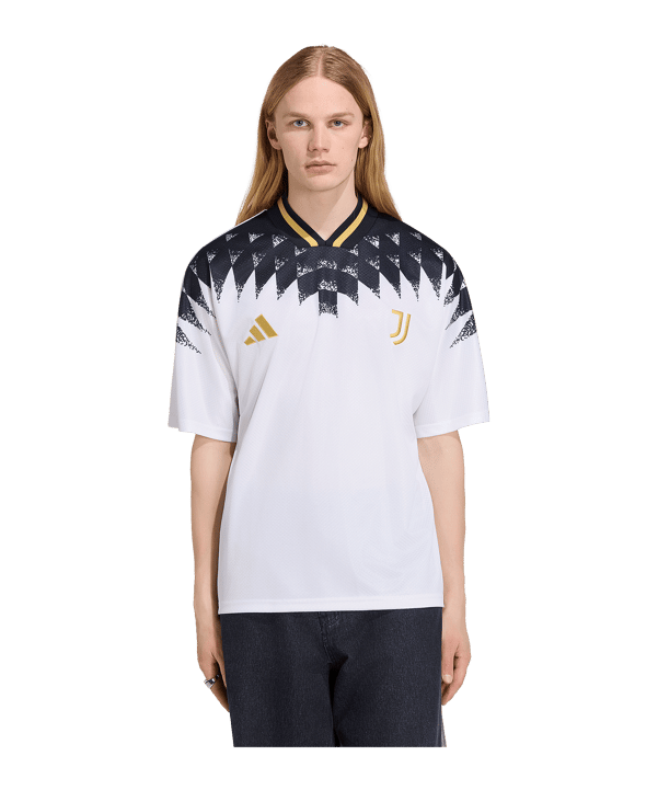 adidas Juventus Turin Stadium Trikot Weiß - weiss