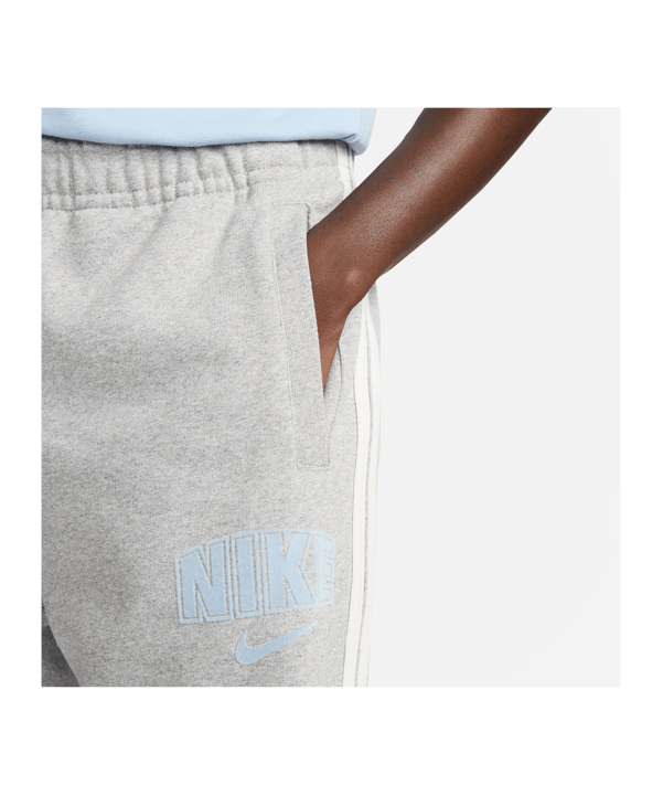 Nike Retro Fleece Jogginghose Grau F063 - grau