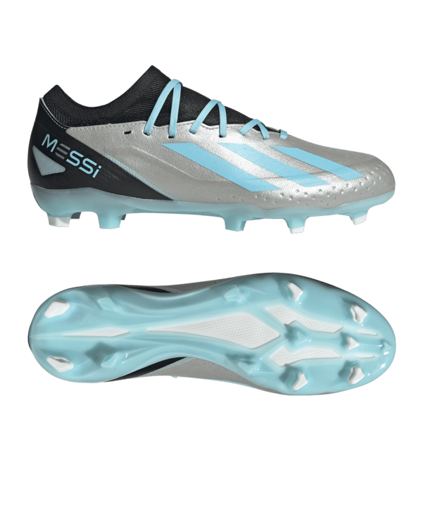 adidas X Crazyfast.3 FG Messi Infinito Silber Blau Schwarz - silber