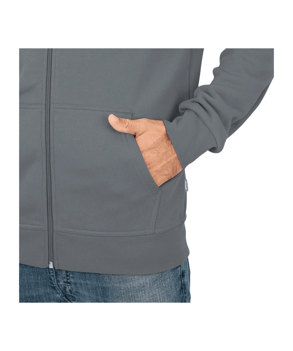 JAKO Veste à capuche Gris C840 - gris